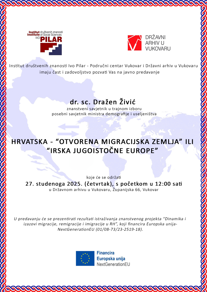 Javno predavanje: HRVATSKA - 